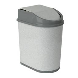 Контейнер д/мусора пластм. с "плавающей" крышкой 5,0л IDEA М2480 "М-Пластика") *1/20