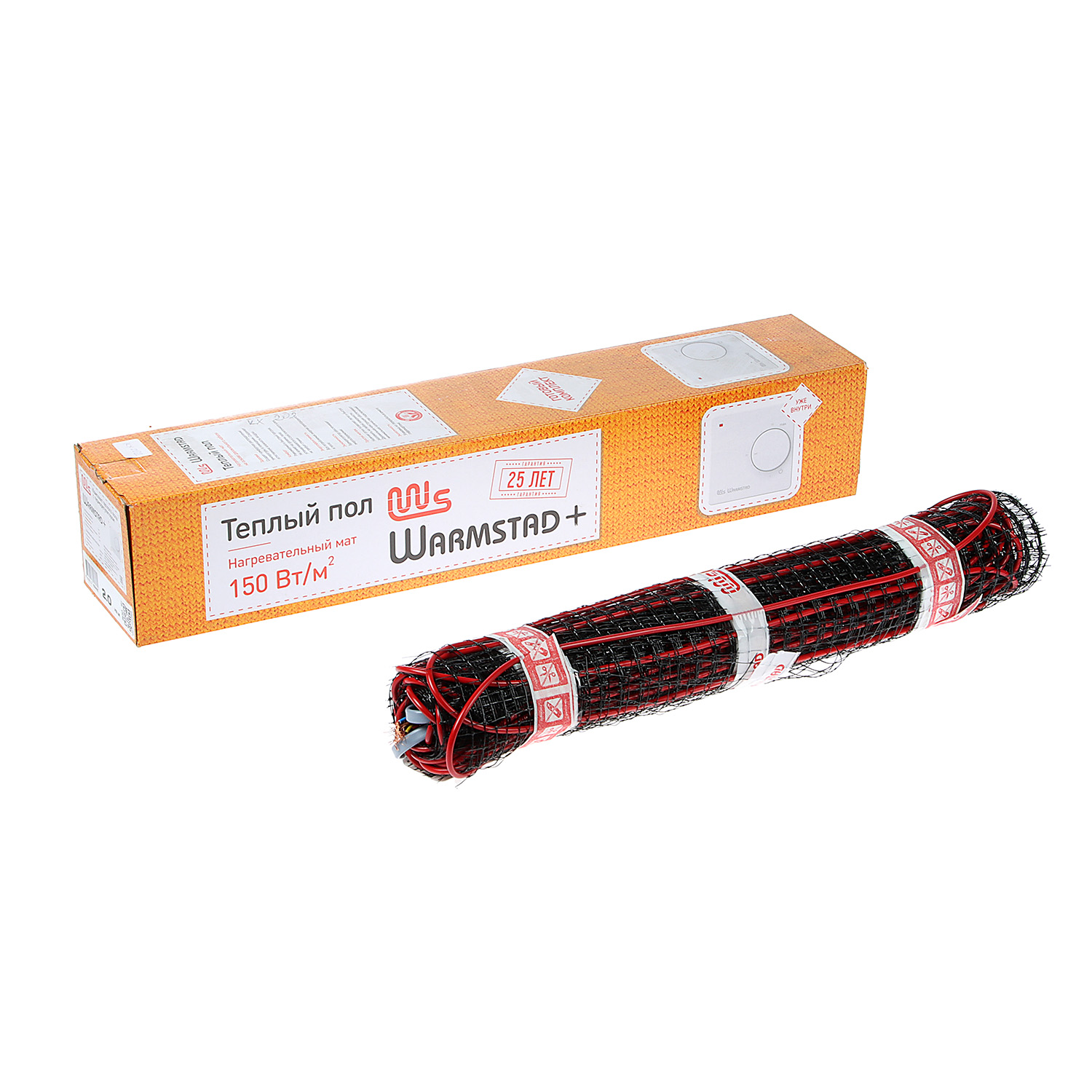 Мат нагревательный "Warmstad+" с терморегулятором WSM 220Вт/1,50кв.м *1 Мат нагревательный "Warmstad+" с терморегулятором WSM 220Вт/1,50кв.м *1