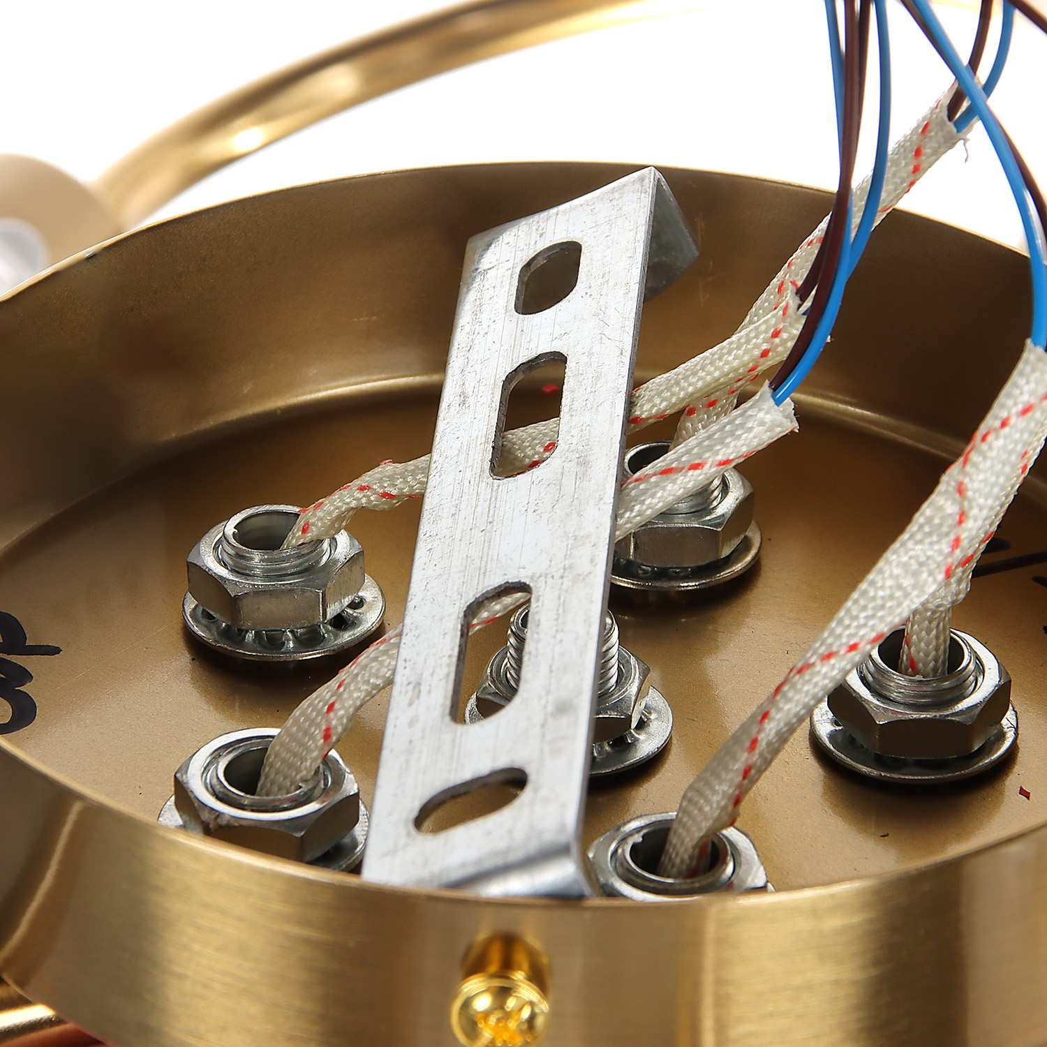 Люстра N6435/5 COP 5*40W E14 220V (d-600; h-165) VERNER LIGHTING *1