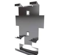 Клипса крепежная для плинтуса Солид UHD, 6х4 см, серый