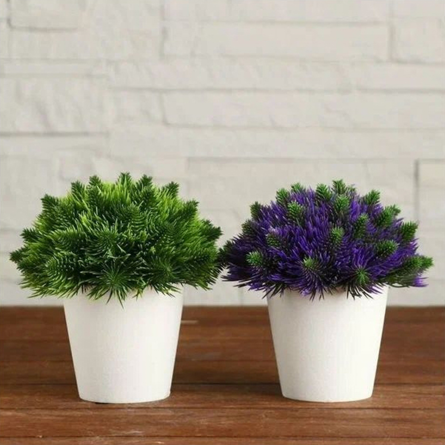 Бонсай в горшке "Пушистые иголки" 10х11 см, микс  5201991