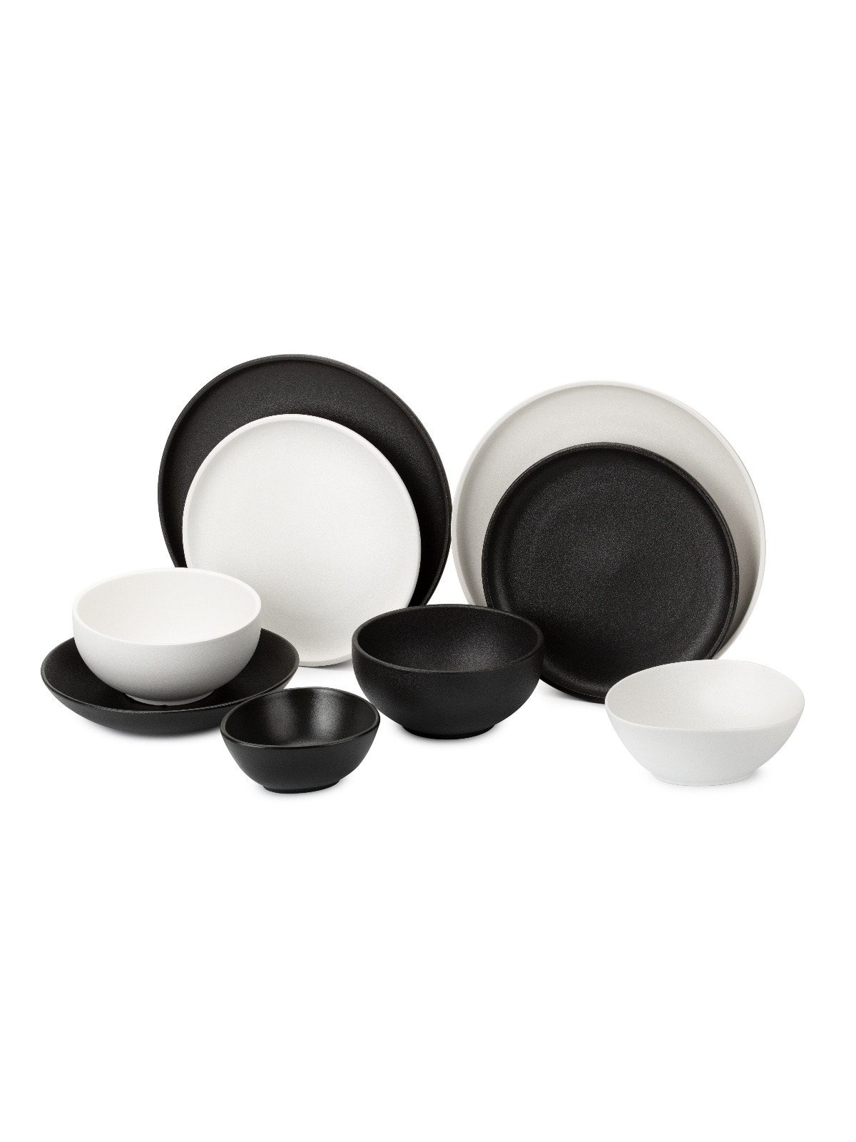 Тарелка фарфор. "Rock Black" мелкая d26см DM8020 "Domenik" *6/24