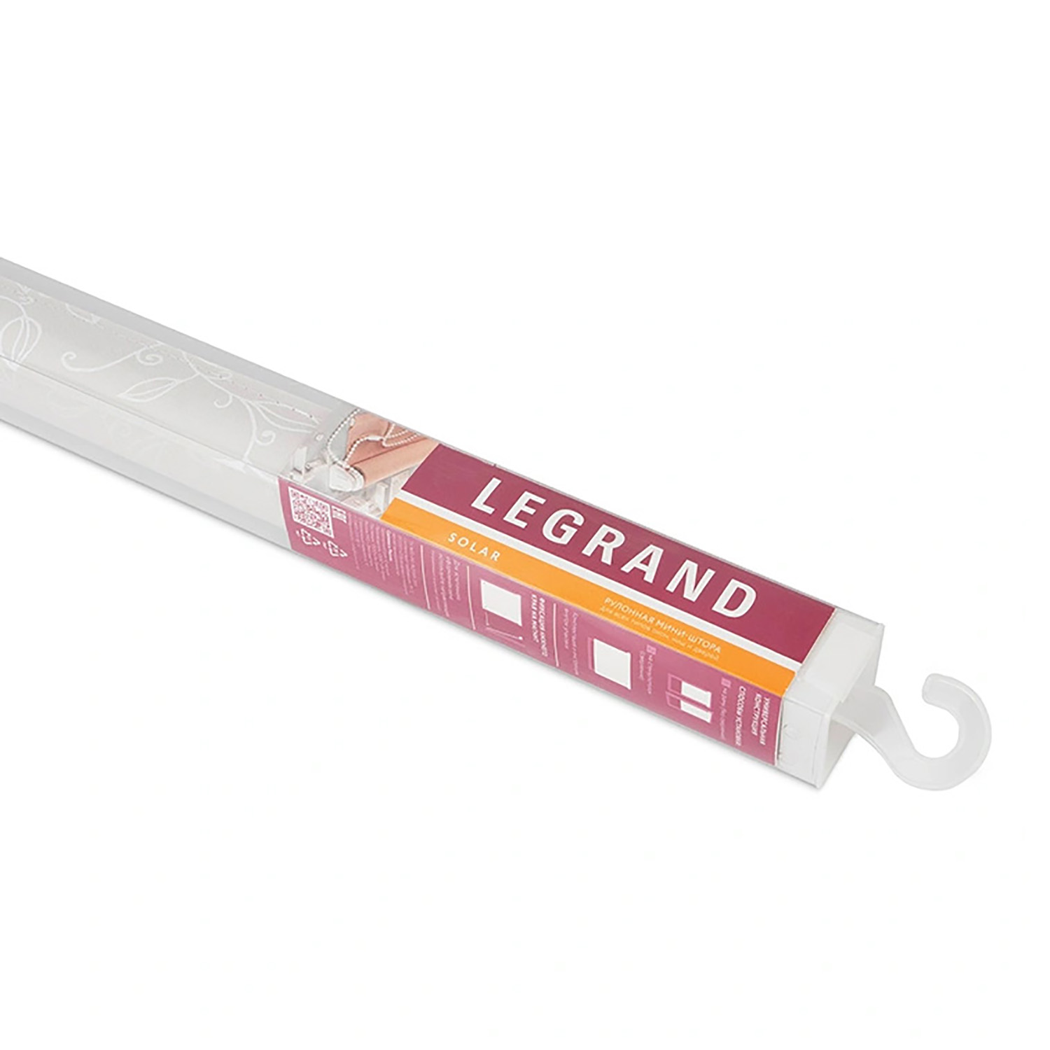 Штора рулонная Леона светло-серый 61,5*175 Легранд *1/6