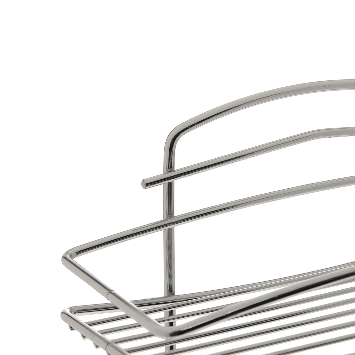 Полка двухъярусная прямая, проволока стальная, 12, Milardo, 212W020M44