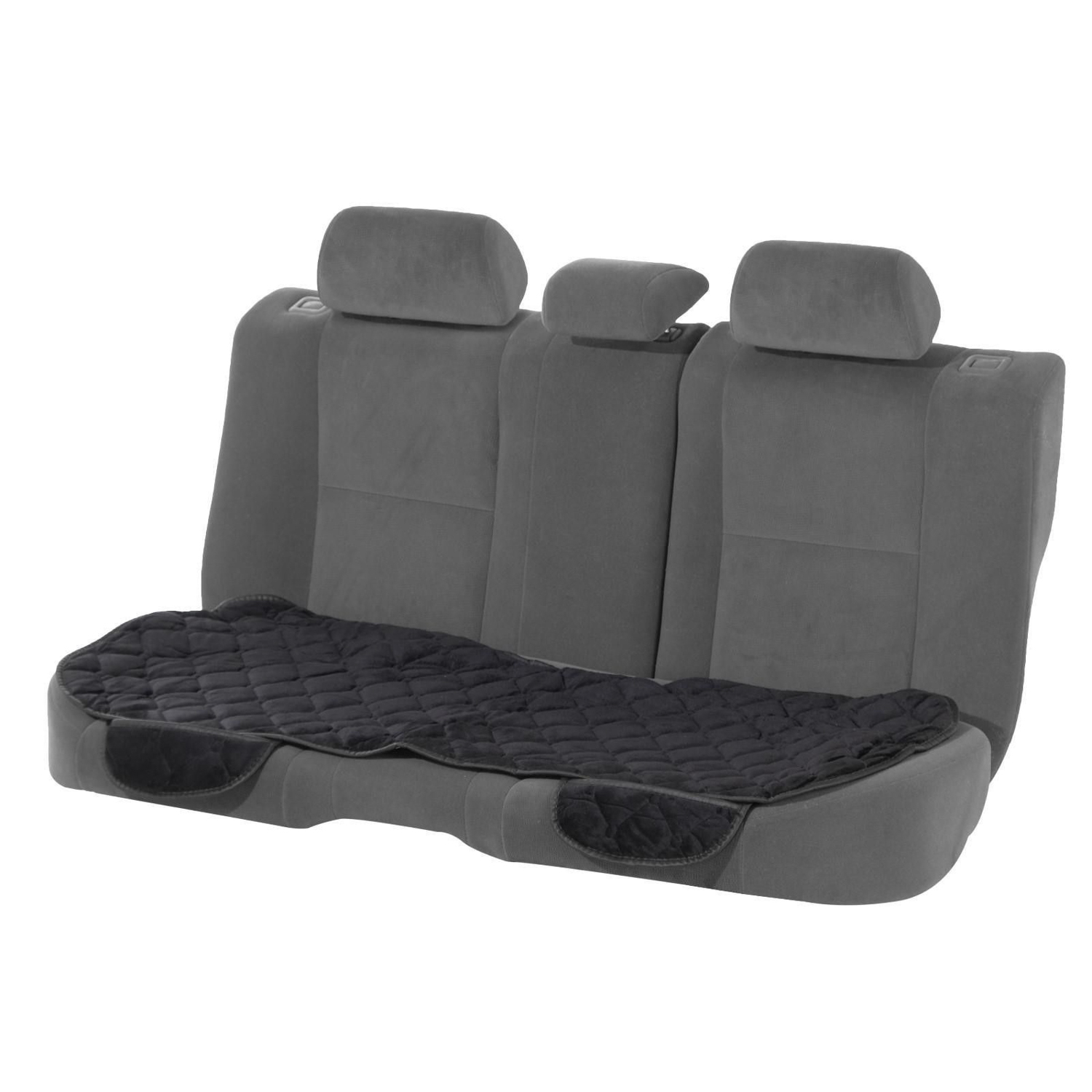 яяяНакидки на сиденья TORSO универсальные, черный велюр, набор 3 шт 2629640