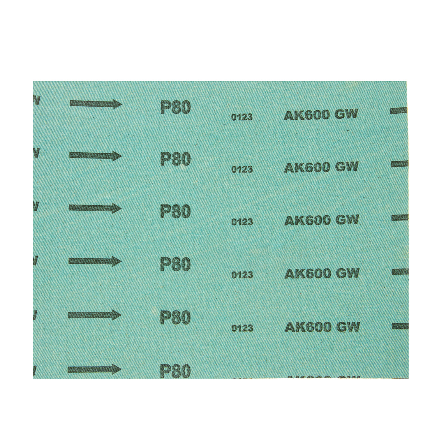 Шлифшкурка зерно  P80/20H оксид алюминия водостойкая тканевая 200*250 мм  *1