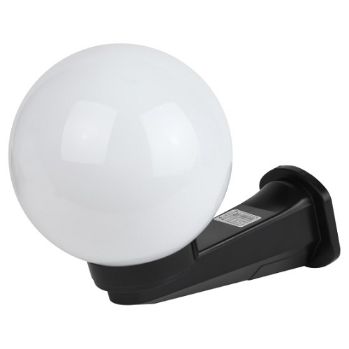 Светильник садово-парковый НБУ "Шар" Е27  настенный  опаловый ЭРА Б0048074 *2/2