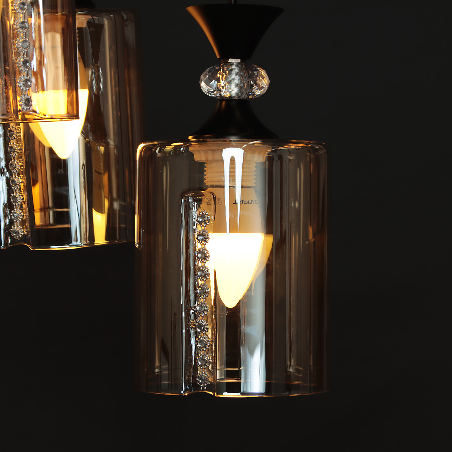 Люстра N5601/3H 3*40W  E27 (d-320; h-300/h800)  VERNER LIGHTING *1