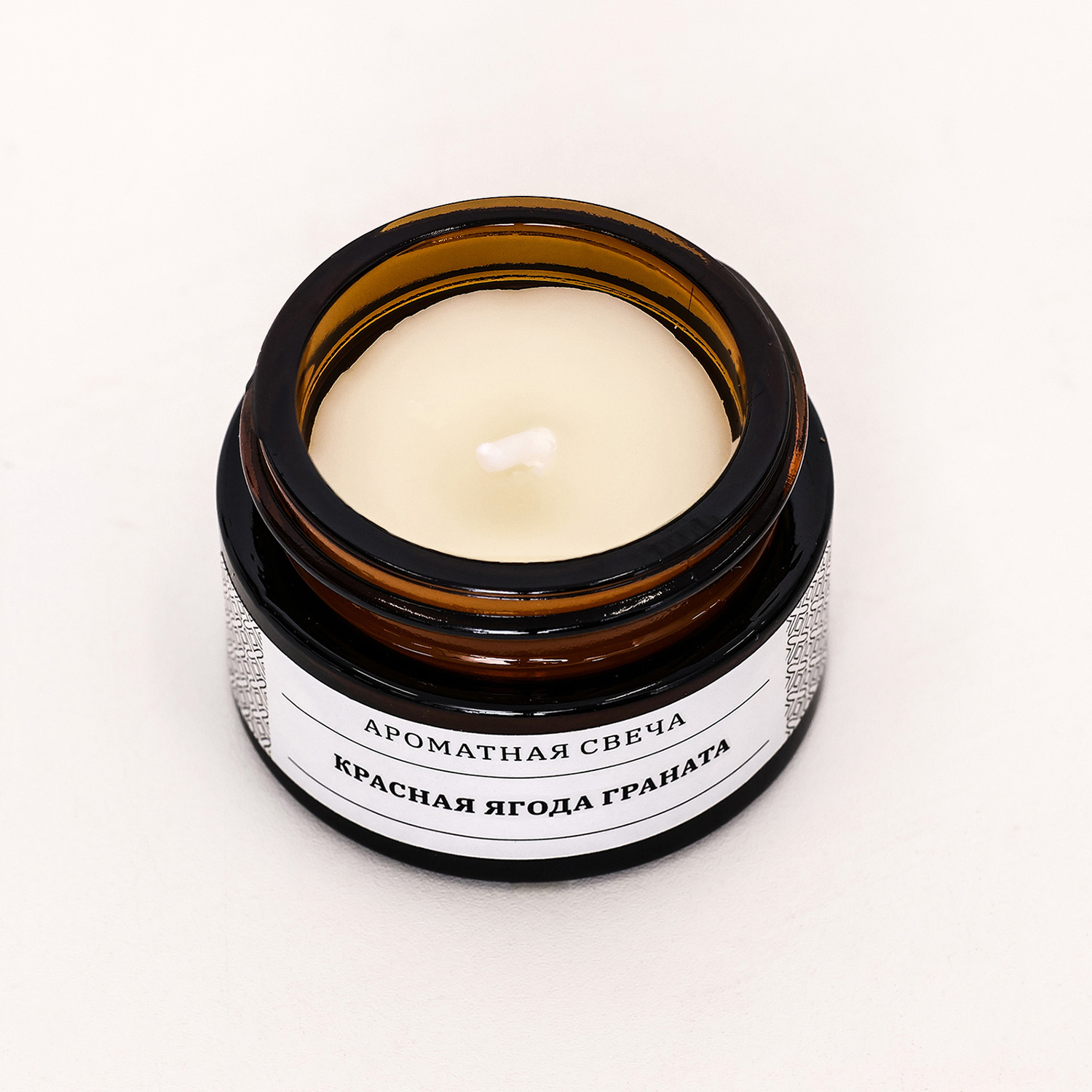 Свеча ароматическая в банке "Красная ягода граната", соевый воск, 12 г   9865842