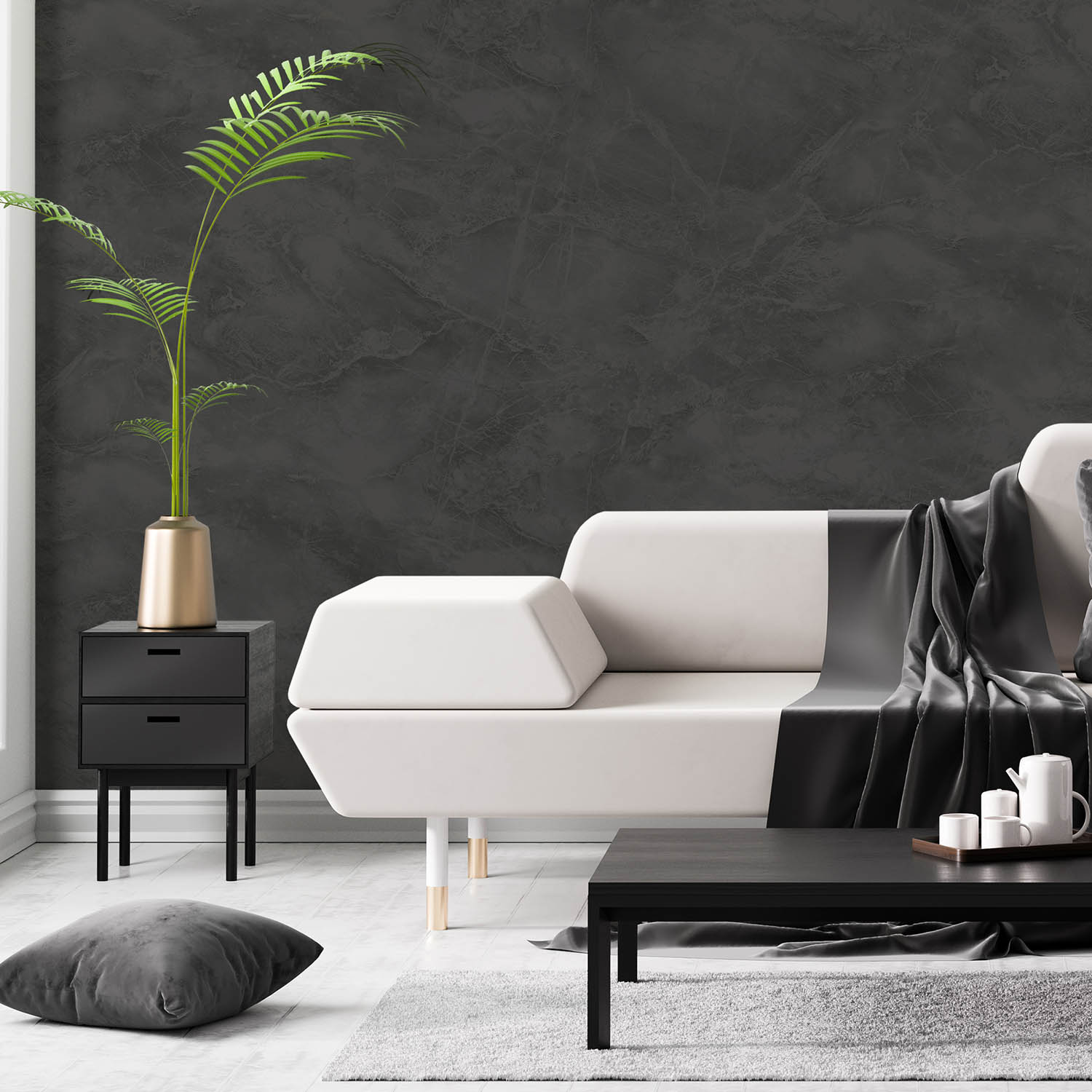 Обои флиз. Артекс Комильфо (графит) 11447-05 10х1.06м *1/6