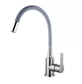 Смеситель для кухни FASHUN A54101-12, гибкий излив, рычажный