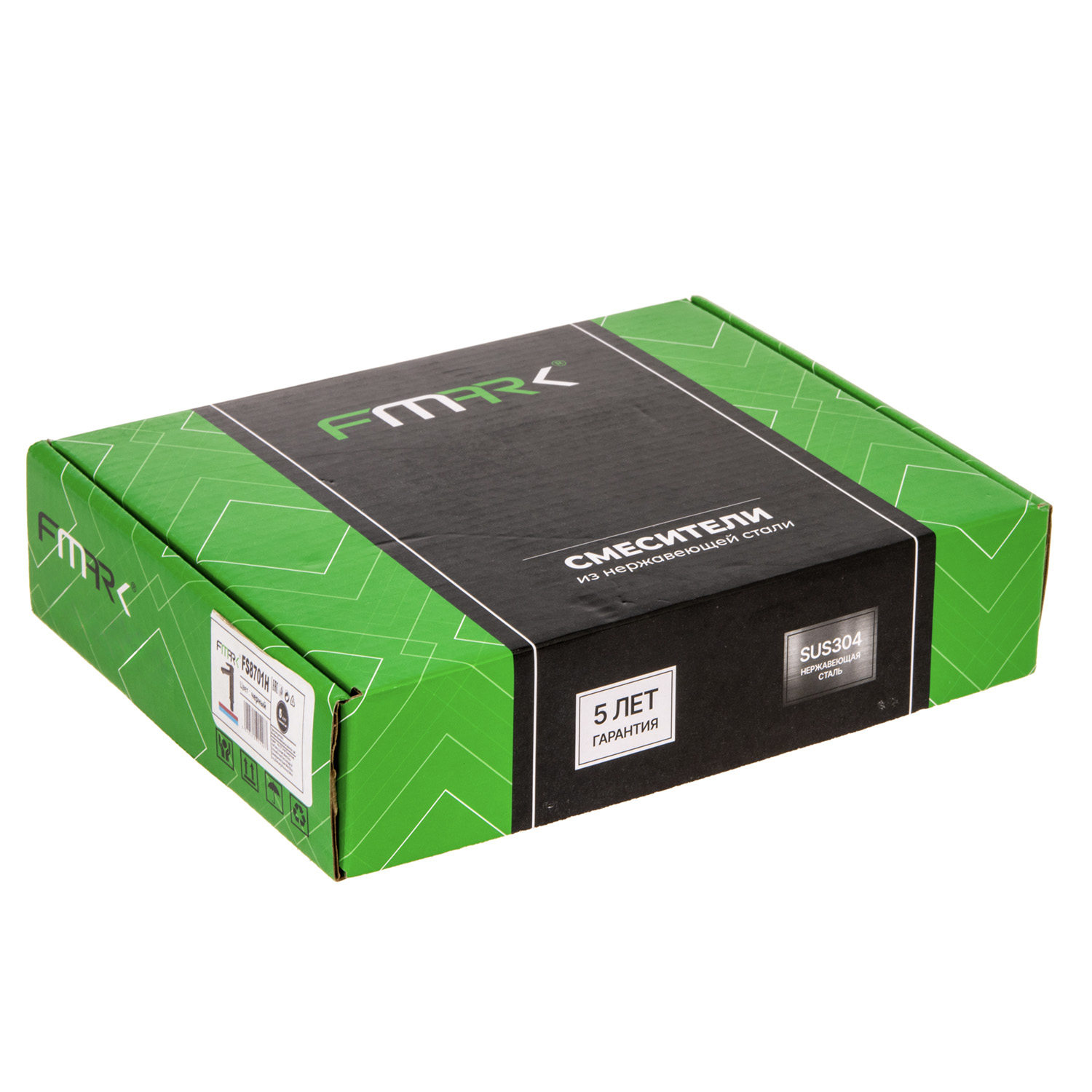 Смеситель для умывальника FMARK черный FS8701H *1/12