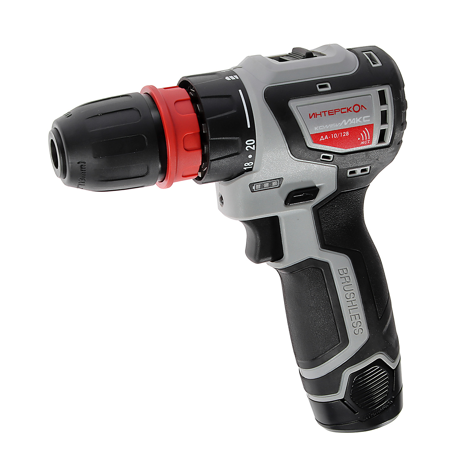 Дрель-шуруповерт 12В 2скор.0-420/0-1450об/мин 36Нм2Ач 2аккум Б/Щ КомбиМАКС ДА-10/12В ИНТЕРСКОЛ *1/6 Дрель-шуруповерт 12В 2скор.0-420/0-1450об/мин 36Нм2Ач 2аккум Б/Щ КомбиМАКС ДА-10/12В ИНТЕРСКОЛ *1/6