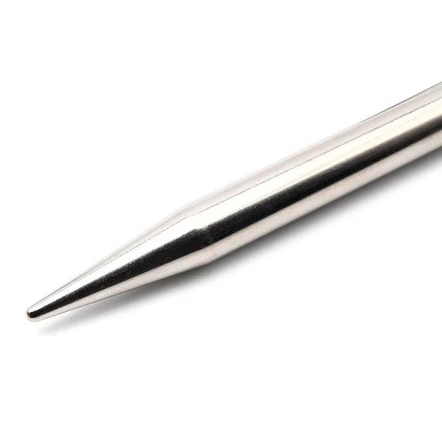 яяяСпицы вязальные круговые пластиковые 10мм 80см