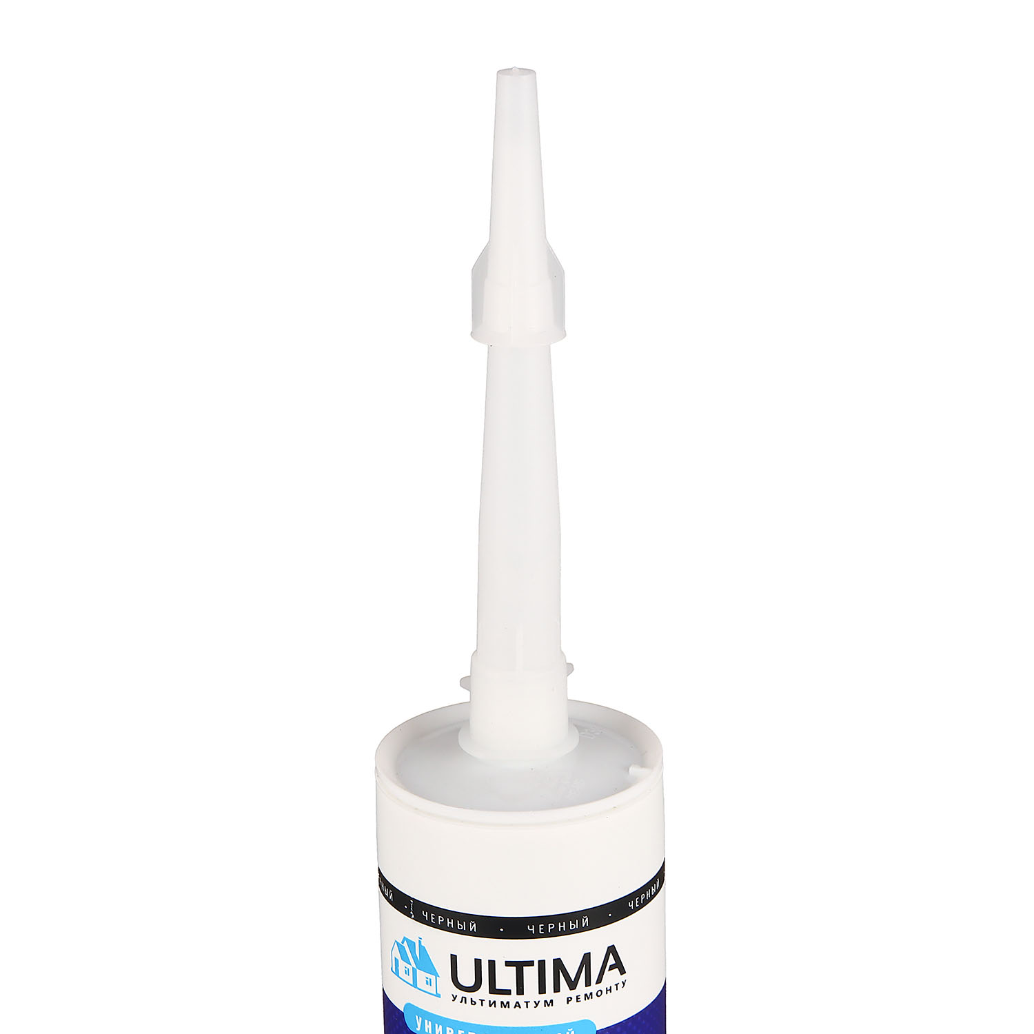 Герметик универсальный 280 мл ULTIMA U, силиконовый, черный