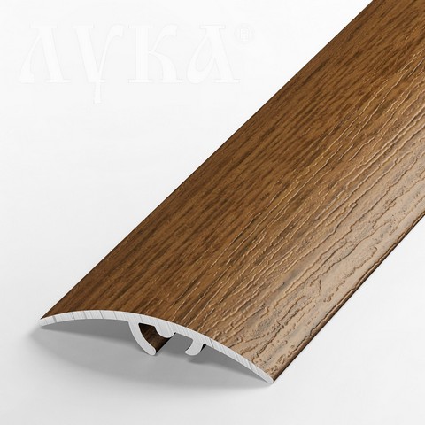 яяяПорог-стык РАЗНОУРОВНЕВЫЙ ЛР 06 1800мм 4088 орех/скрытый крепеж Лука *1/6/36