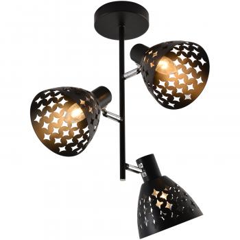 Люстра 01554-3.3-03B BK+CR Е14 40Вт S=18м2    *1