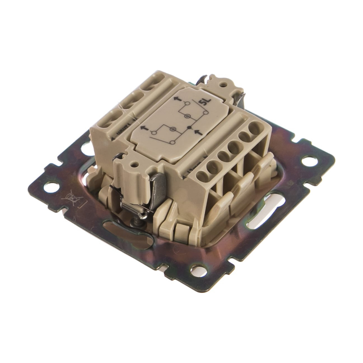 Механизм выключателя 2-кл. СП Valena с подсветкой бел. инд. упак. (DIY-упак) Leg 694290