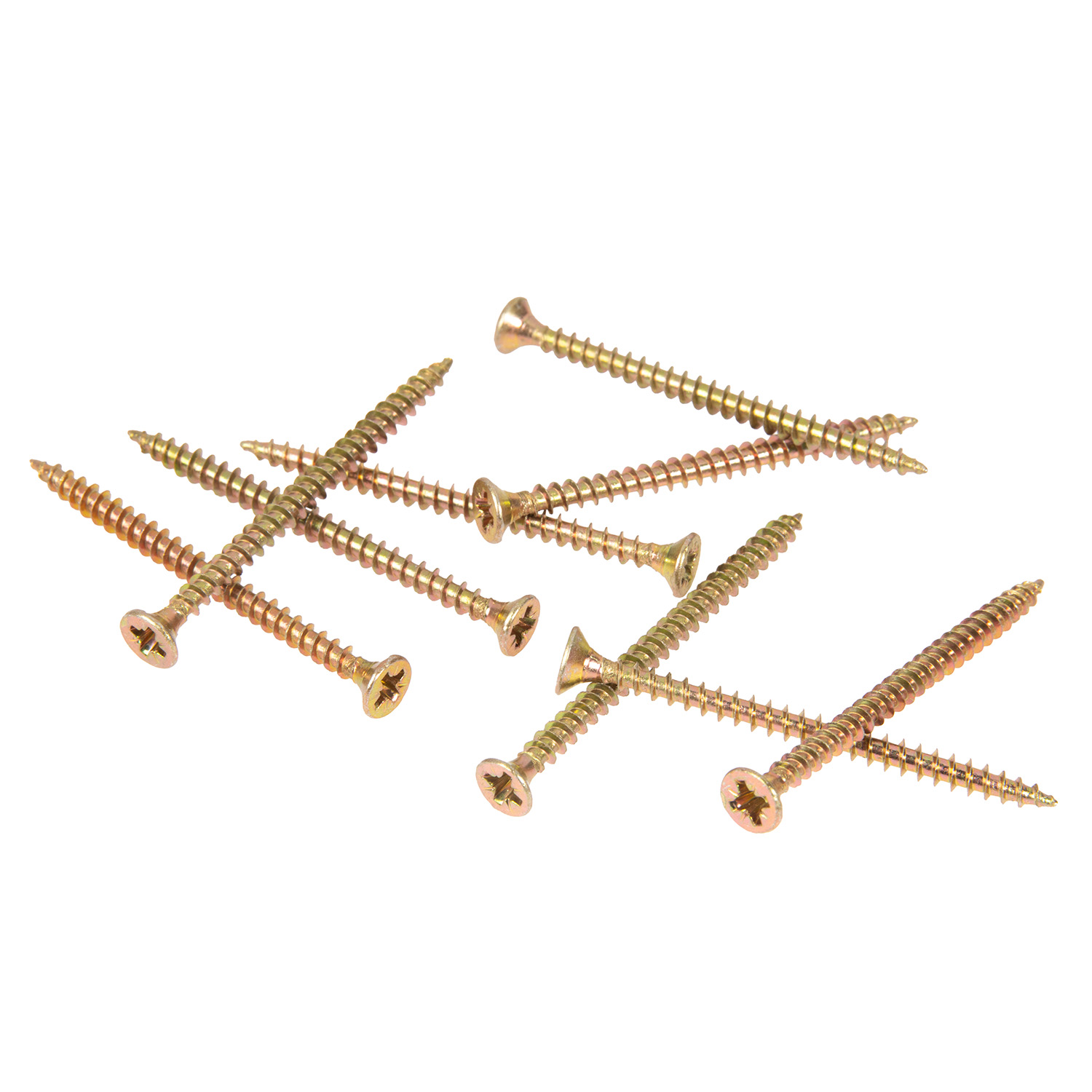 Шурупы жёлтые BROZEX пакет 3,5*50 (20шт) *10/100