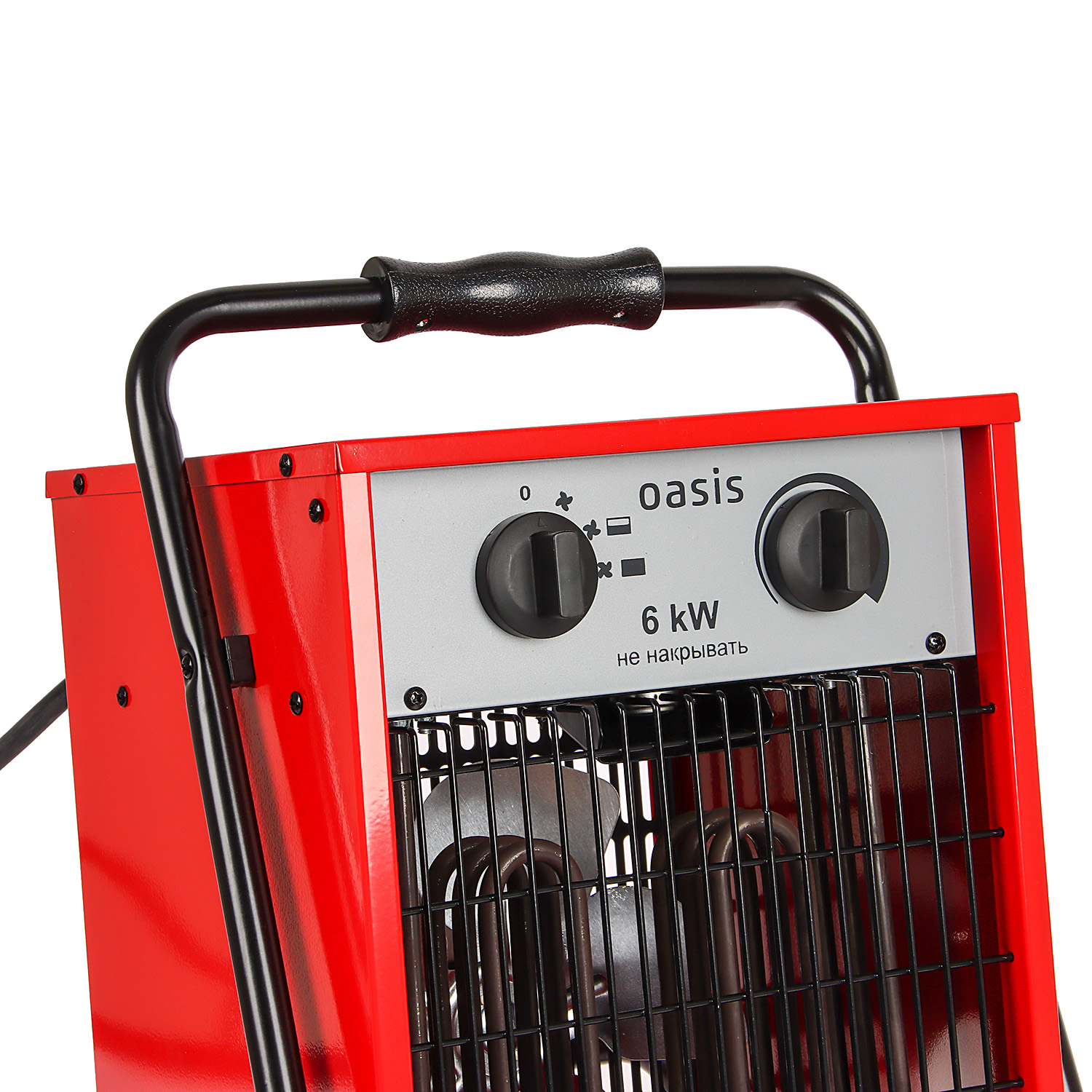 Пушка тепловая электрическая  6кВт 600м3/ч S-60м2 ТЭН 380В TP-60S (U) ОАЗИС *1