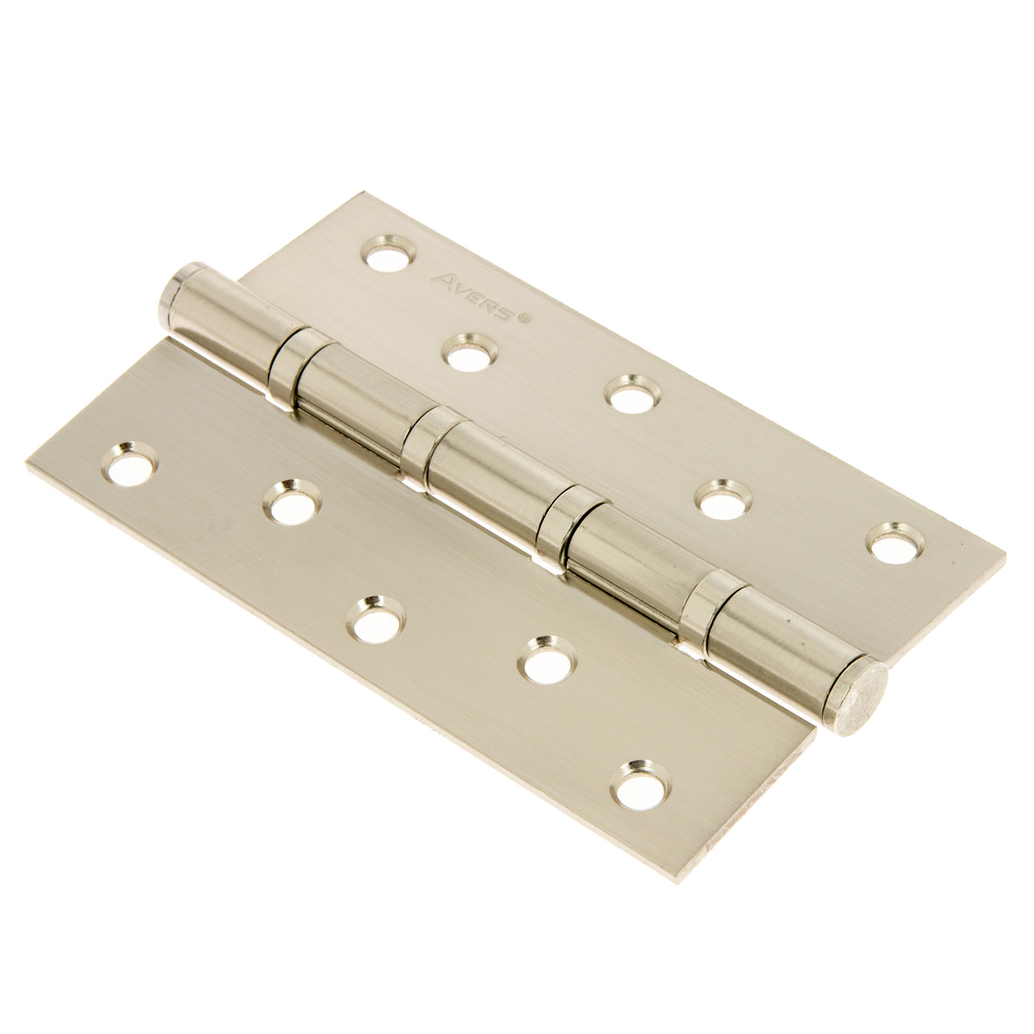 Петля универсальная 125*75*2,5мм НИКЕЛЬ матовый NIS (комплект 2шт.) AVERS *1/6/48