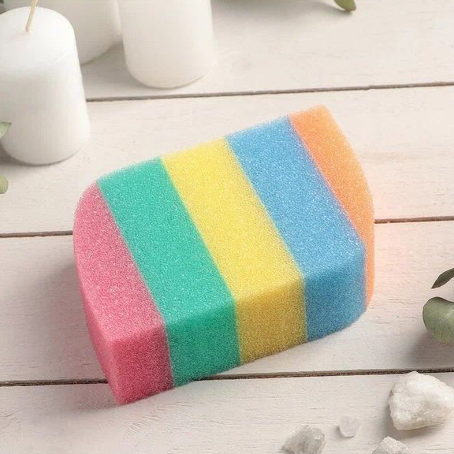яяяГубка банная радуга "Бриз" 13×9×5 см 672744 яяяГубка банная радуга "Бриз" 13×9×5 см 672744