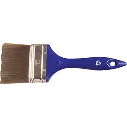 Кисть плоская  КФ-2,5 "Лазурит" (арт.0101215/0111424)  63мм пласт.ручк.искусст.щетина *12/480