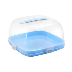 Тортница пластм. с защелками 280х280х150мм IDEA М1121 ("М-Пластика") *1/12