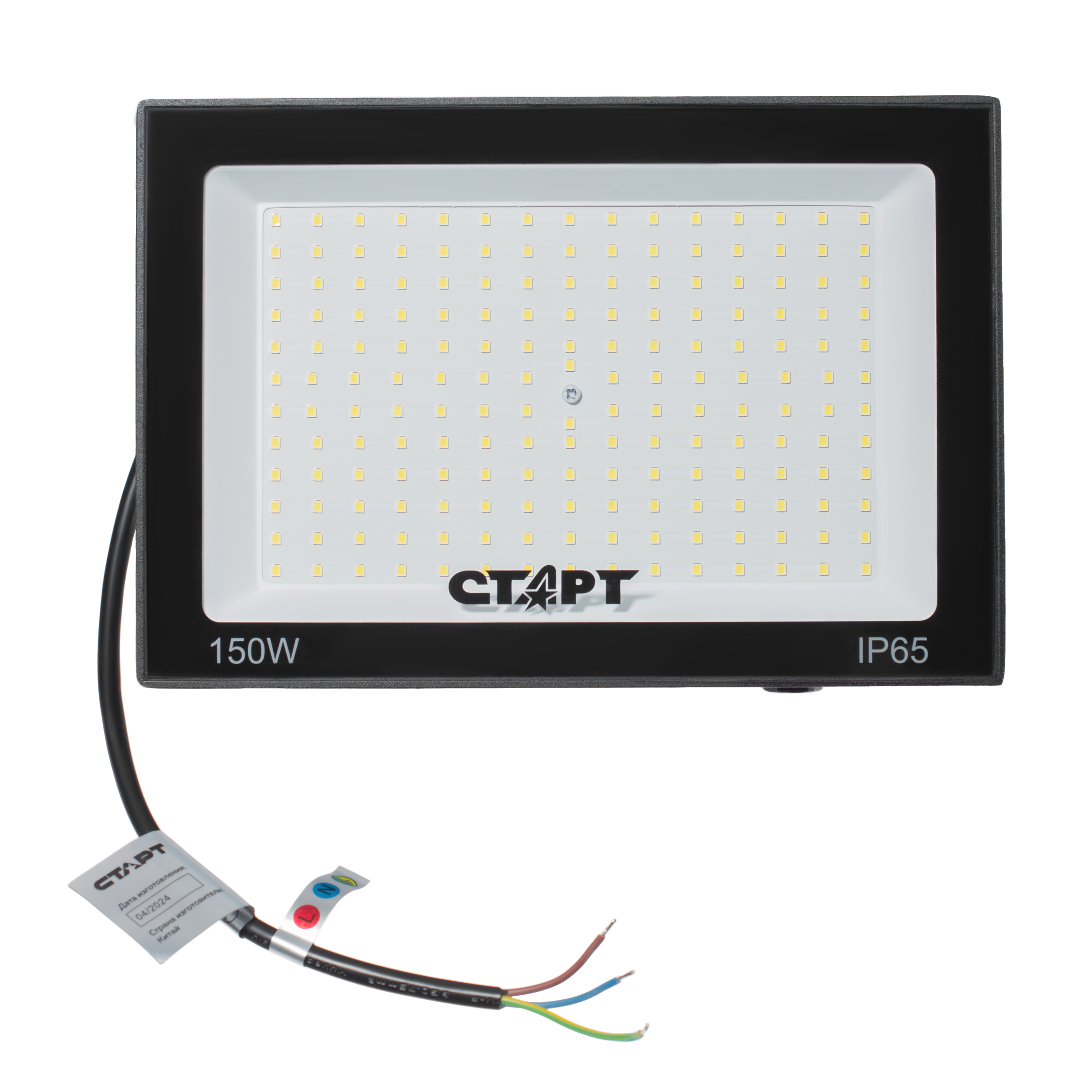 Прожектор светодиодный 200Вт 6,5К IP65 холодный СТАРТ LED FL 200W65 WS *1/5