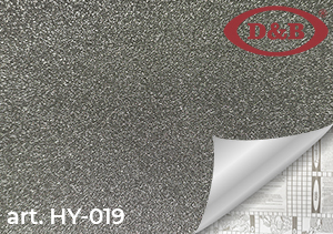 Пленка самоклеящаяся 45см*2м    голография 019 HY мерцающий серый D&B  (Китай)   *1/30