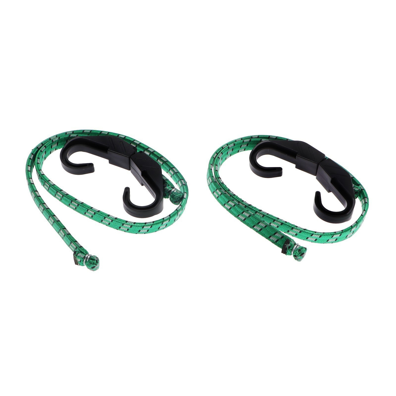 Резинка для крепления багажа Nova Bright, 80 см, пластиковые крючки, набор 2 шт 9111485