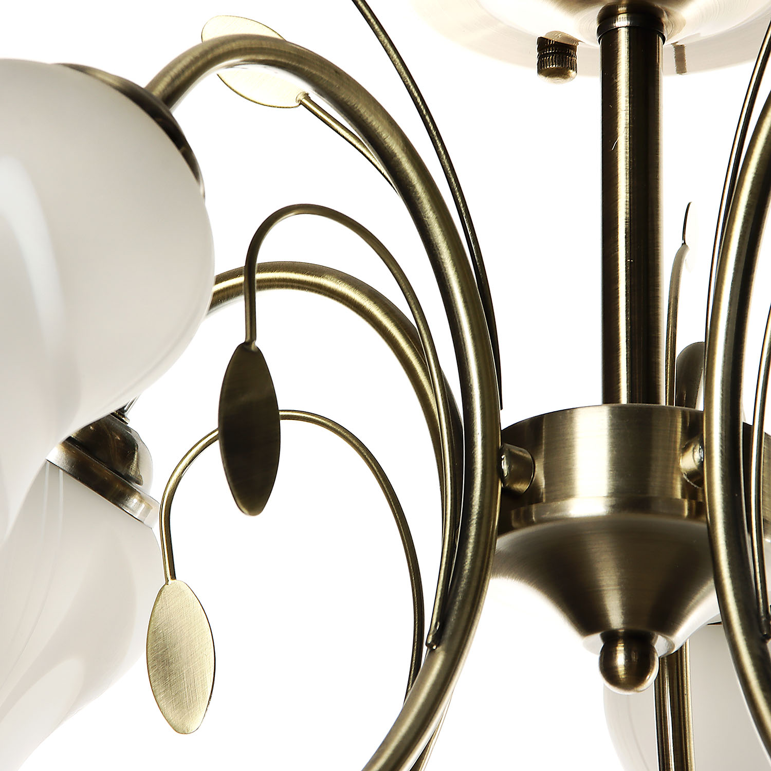 Люстра MW-Light, Е14, 5 ламп, 60 Вт, цвет античная бронза