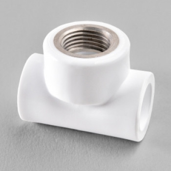 Тройник комбинированный PPRC внутр. резьба Ø 32х1/2"х32 *10/30