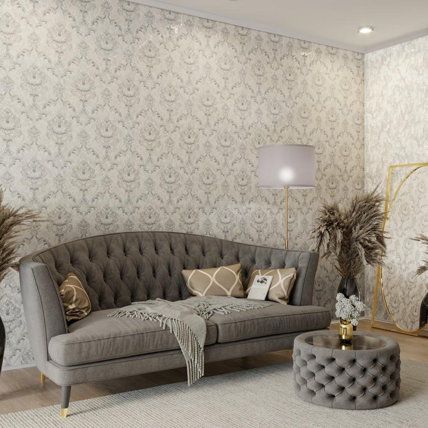 яяяОбои флиз "Палитра" Bergamo фон PL72288-45  1,06*10м *6