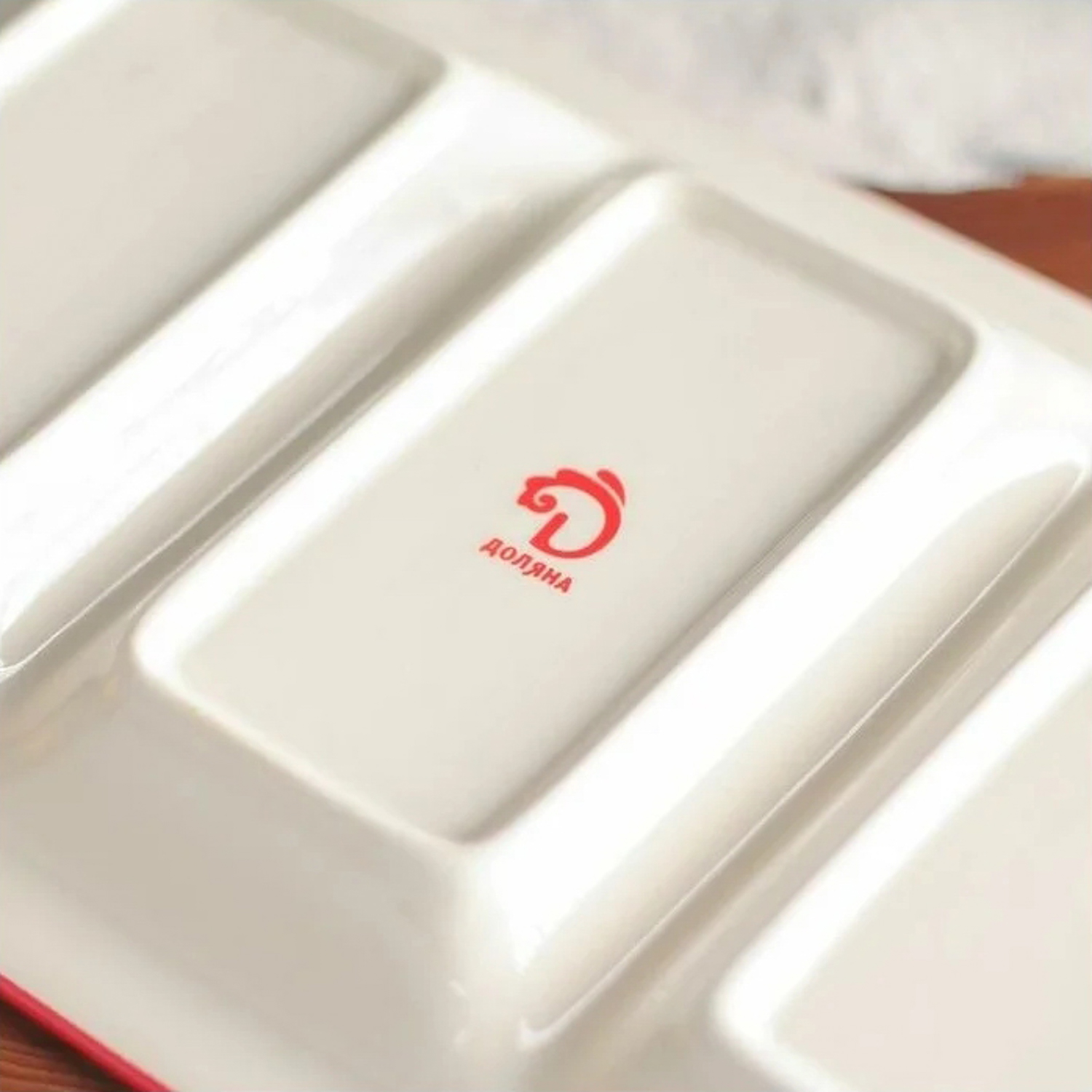 Менажница 3 ячейки "Новый год. Оленята" 30х17,5х3 см 4826171