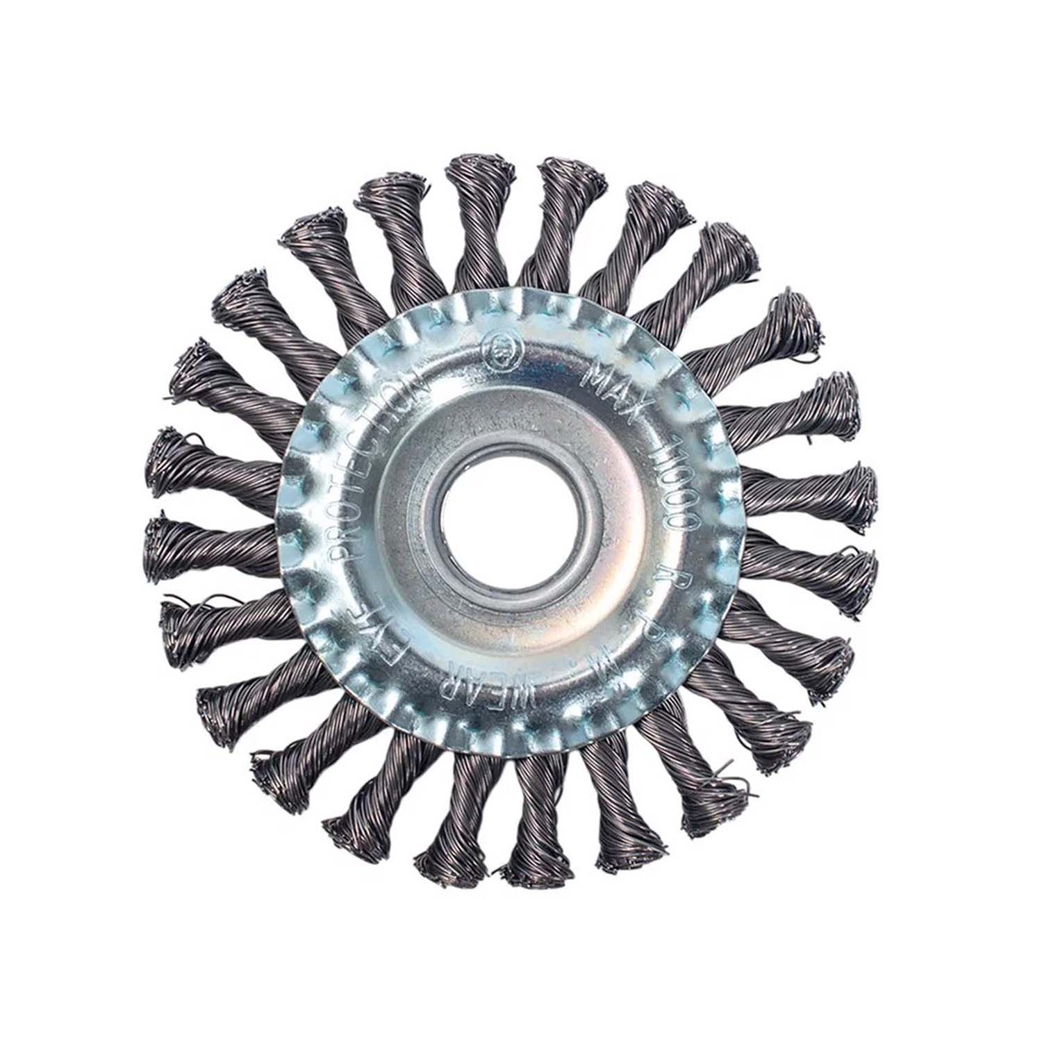 Щетка для УШМ плоская крученая 125мм VIRA арт.575125 *1