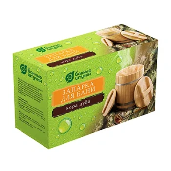 Запарка для бани "Кора дуба", 20 фильтр-пак. х 1,5 г. "Банные штучки"/ 25