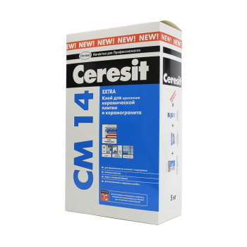Клей для плитки 5 кг Церезит СМ 14 Extra, С2 Т