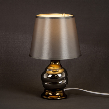 Лампа настольная 16202-0.7-01E E14 40Вт (керамика+абажур) *1/36 Лампа настольная 16202-0.7-01E E14 40Вт (керамика+абажур) *1/36