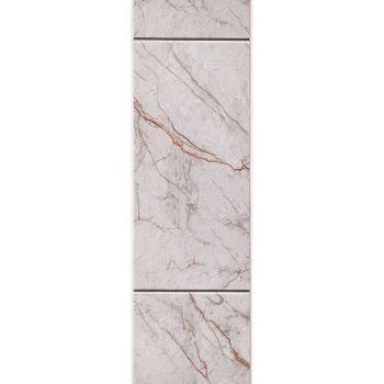 Панель ПВХ 2700х250 мм КронаПласт UNIQUE, марвин серый, 0.675 м²