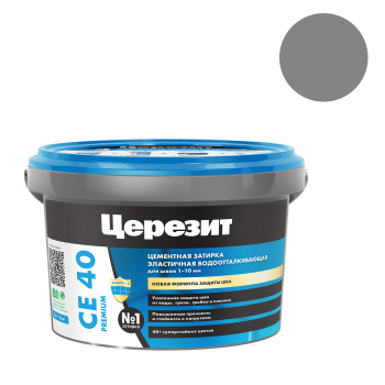 Затирка для швов 2 кг Церезит CE 40, антрацит