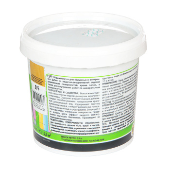 Лак акриловый для наружных и внутренних работ тонированный Дуб 0,9 кг Лакра *1/6/432