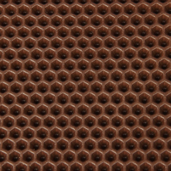 Коврик грязезащитный ЭВА TUP, 68х48 см, соты, цвет коричневый