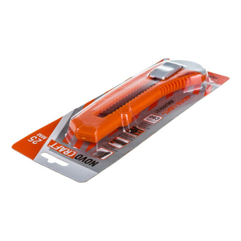 Нож строительный 25мм корпус пластик JSHL025121 АКУЛА-light NovoCRAFT*1/12/144 Нож строительный 25мм корпус пластик JSHL025121 АКУЛА-light NovoCRAFT*1/12/144