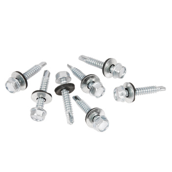 Саморезы кровельные BROZEX 6,3*38 цинк (10кг) промтара *10