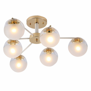 Люстра 13105/6GD+WT WT+CL Е27 S=13м2 *1