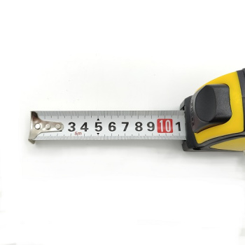 Рулетка  5м х19мм резино-пластик корпус стальн.лента автостоп магнит артYK005190M Novocraft*1/12/120