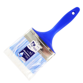 Кисть плоская  КФ-4 "Лазурит" (арт.0101225/0111426)  100мм пласт.ручк.искусст.щетина *12/240