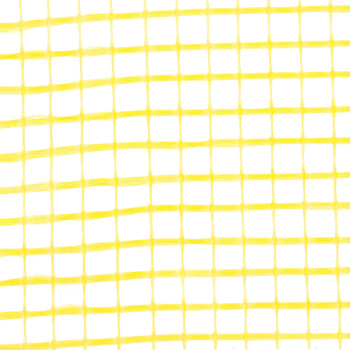 Сетка фасадная 1х20 м Fiberon SMF230T, 5х5 мм, 120 г/м², желтая