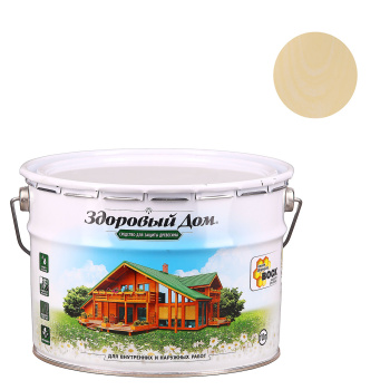 Средство для защиты древесины Лакра Здоровый дом, 10 л, бесцветный Средство для защиты древесины Лакра Здоровый дом, 10 л, бесцветный
